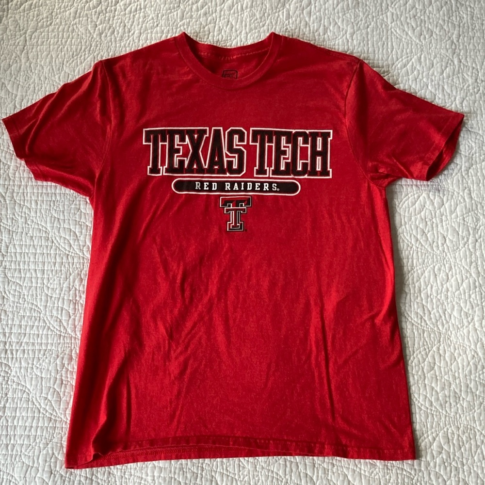 Red Texas Tech Short Sleeve Tee